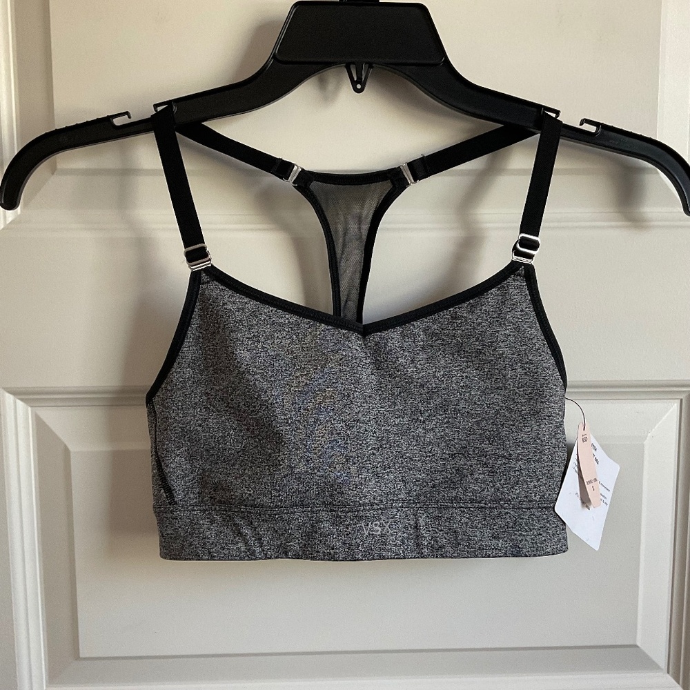 Victoria’s Secret VSX Sport The Player Grey Sports Bra -‎ Size Small